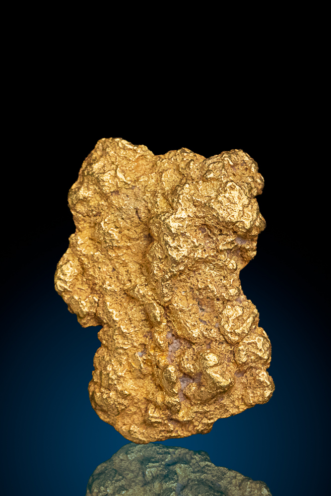 Natural Colorado Gold Nugget - Alma Mountains, CO - 3.95 grams (image for) Natural Colorado Gold Nugget - Alma Mountains, CO - 3.95 grams